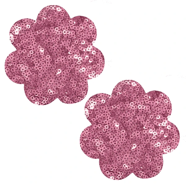 Sequin Flower PastiesPink Small