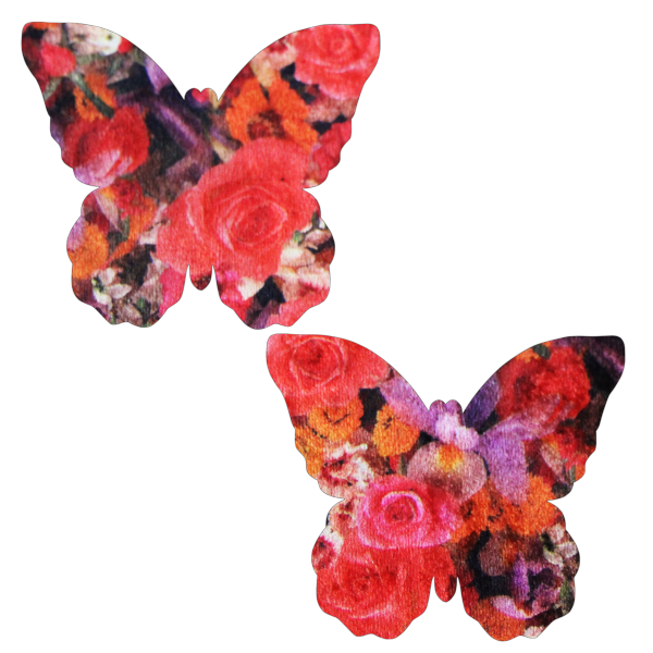 Velvet Butterfly PastiesFloral Small