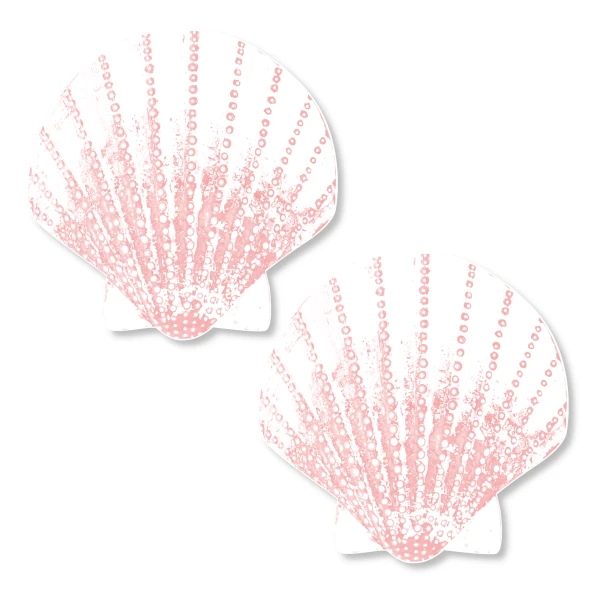 Sunset Seashell PastiesPink Small