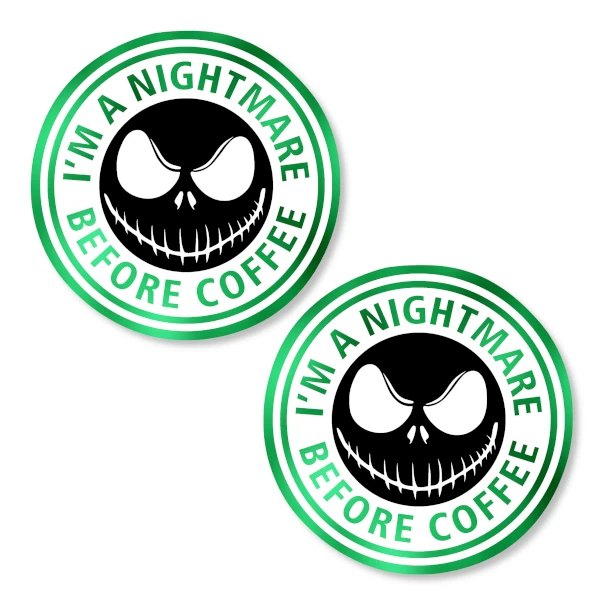 Nightmare Before Coffee PastiesSmall