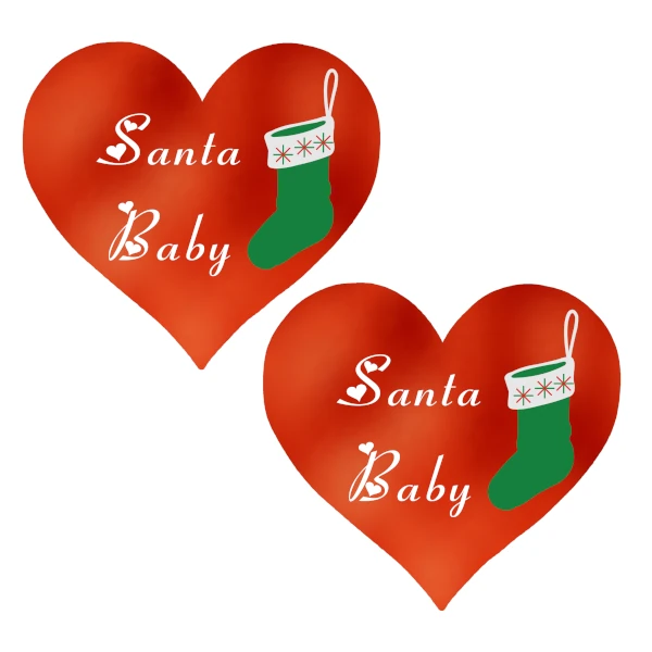 Santa Baby PastiesRed Small