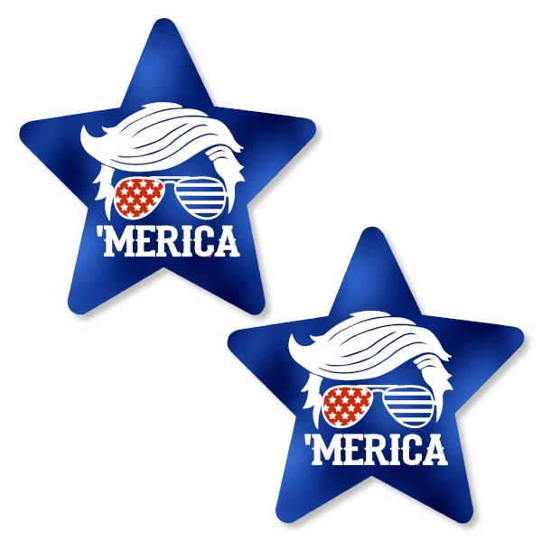 Trump PastiesBlue Small