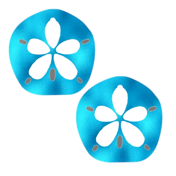 Sanddollar PastiesSmall Teal
