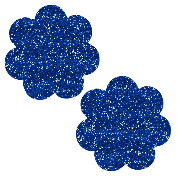 Sparkle Flower PastiesBlue Small