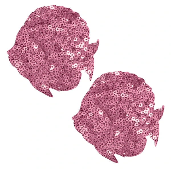 Sequin Sunfish PastiesPink