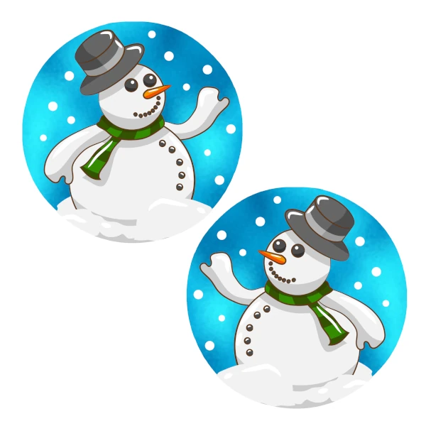 Snowman PastiesSmall Snowman 1