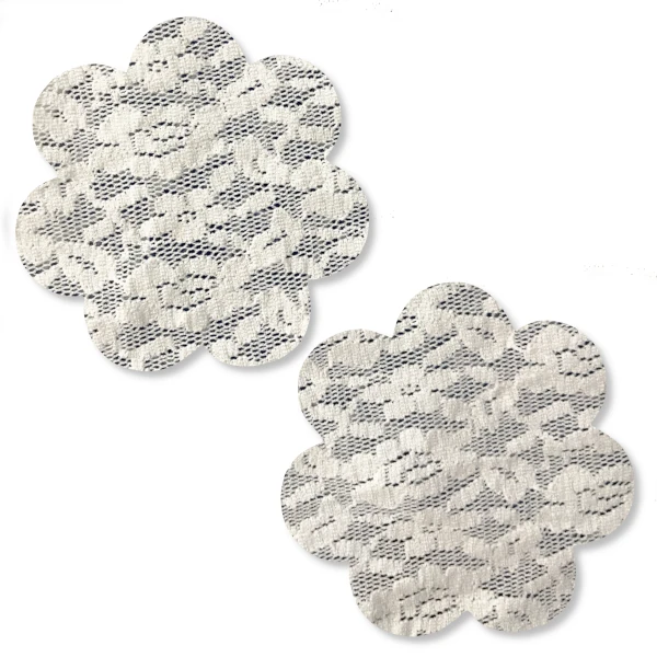 White Lace PastiesFlower Small