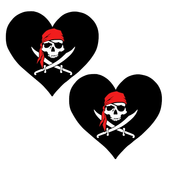 Pirate PastiesHeart Small