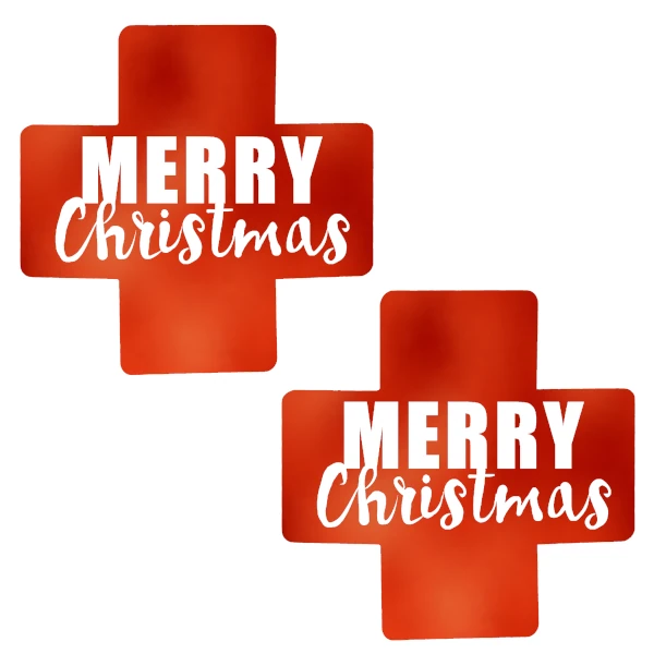 Merry Christmas PastiesRed