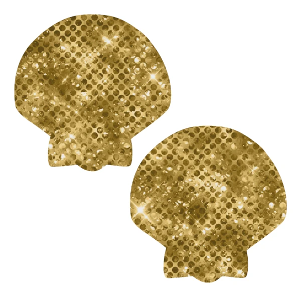 Confetti Sequin Shell PastiesGold Small