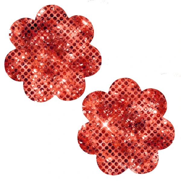 Confetti Flower PastiesRed Small
