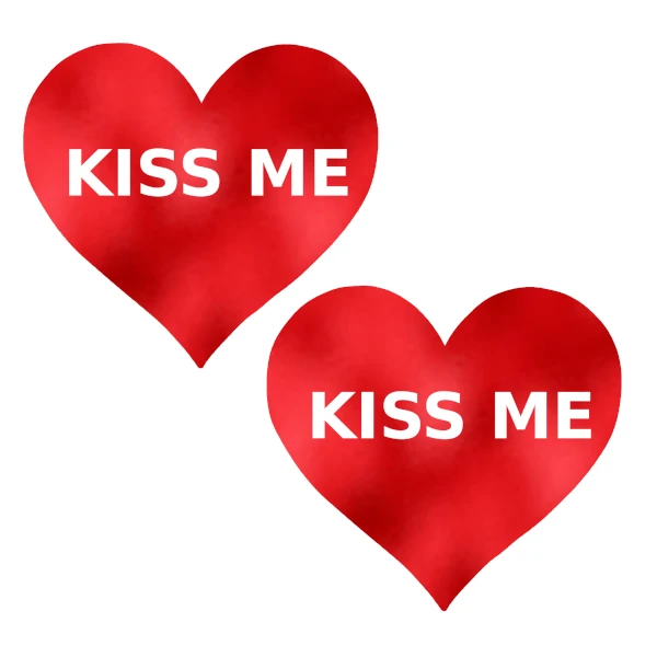 Kiss Me PastiesRed Small